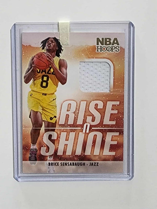 2023-24 Panini Hoops Brice Sensabaugh Jersey SP RC #RS-SEN Utah Jazz