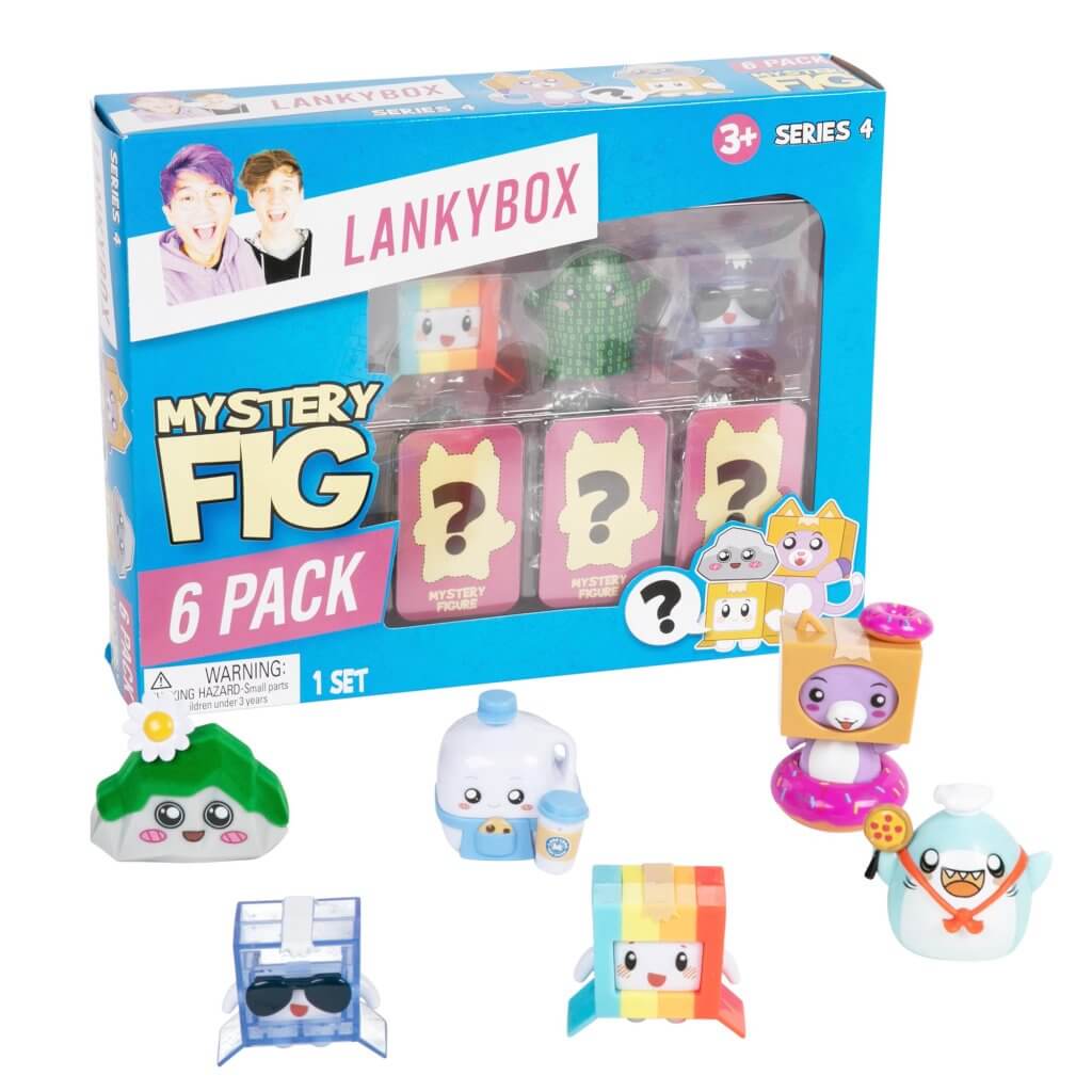 LANKYBOX Mystery Figures - 6 Pack - Series 4