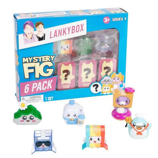 LANKYBOX Mystery Figures - 6 Pack - Series 4