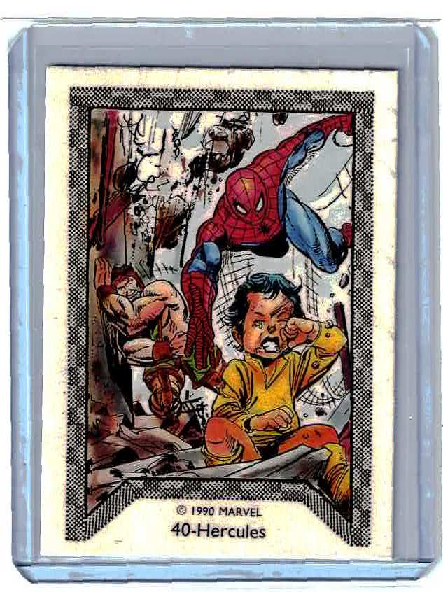 1990 Comic Images Marvel Spider-Man Team-Up Hercules #40 a9e