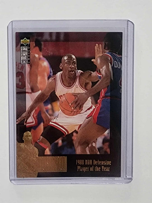 UPPER DECK 1988 NBA DEFENSIVE PLAYER OF THE YEAR MICHAEL JORDAN JC3.