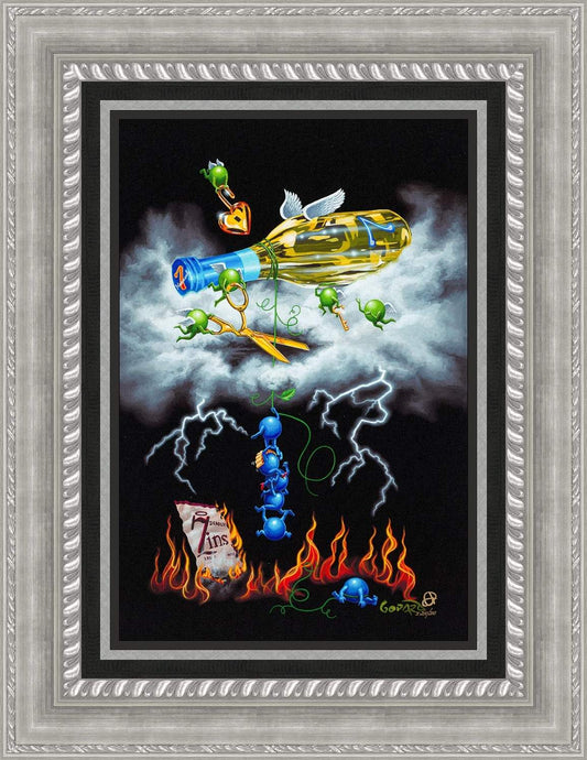 Michael Godard No Shortcuts Giclee Hand Embellished Signed on Canvas