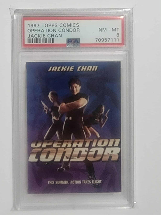 1997 topps comics Jackie Chan operation condor PSA 8