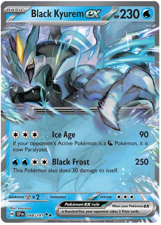 Black Kyurem ex - 048/191 - Ultra Rare - Surging Sparks - NM/M