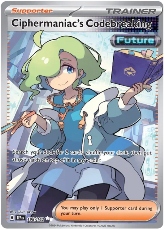 Ciphermaniac's Codebreaking - 198/162 - Ultra Rare - Temporal Forces - NM/M