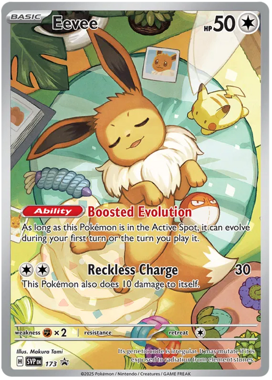 Eevee 173 Sealed SVP Black Star Promo Pokemon English