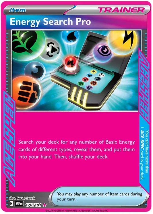 Energy Search Pro - 176/191 - Surging Sparks - NM