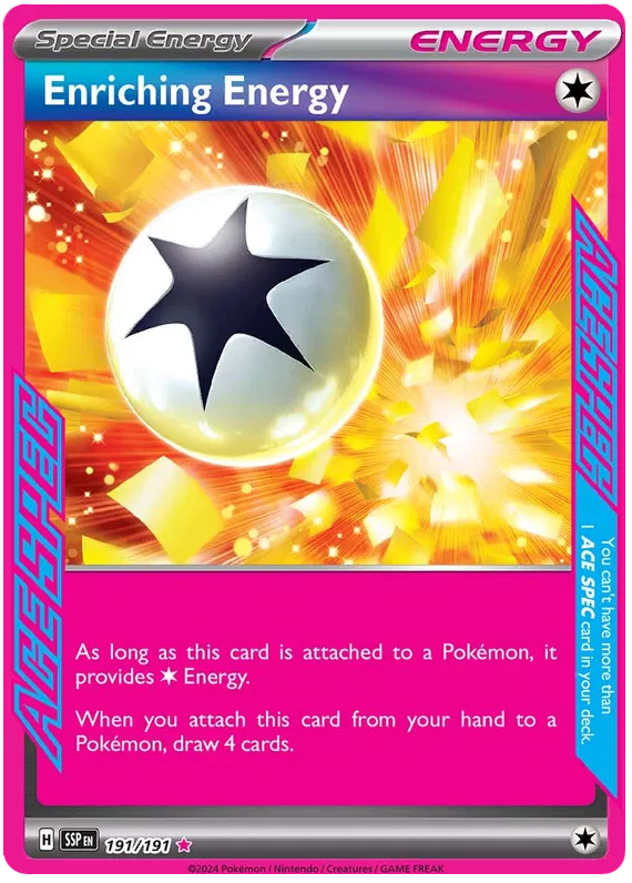 Enriching Energy 191/191 Surging Sparks SSP Pokemon Card NM