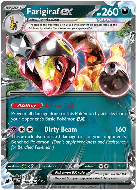 Farigiraf ex - 108/162 - Ultra Rare - Temporal Forces - NM/M