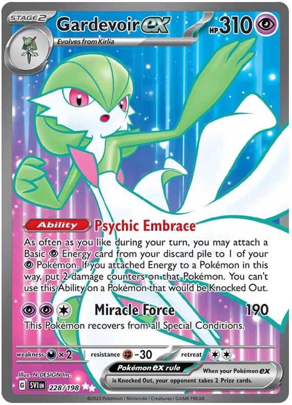 Gardevoir ex - 228/198 - Ultra Rare - Scarlet & Violet SV1 - NM/M