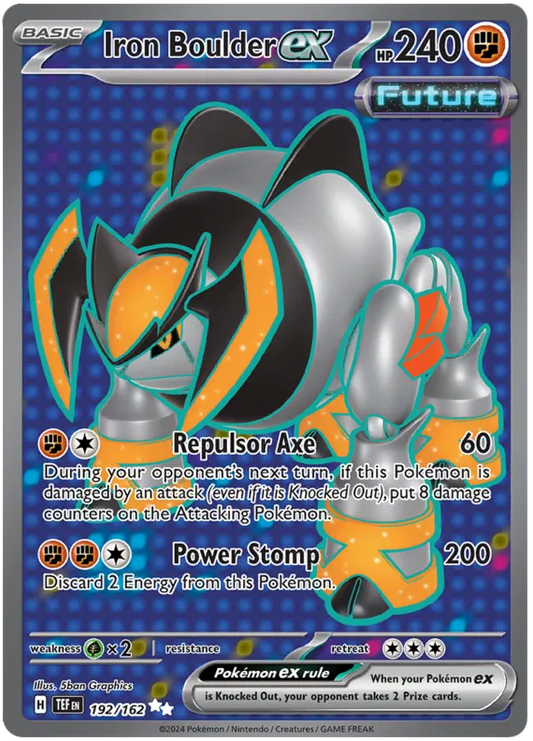 Iron Boulder ex 192/162 Ultra Rare SV05: Temporal Forces NM