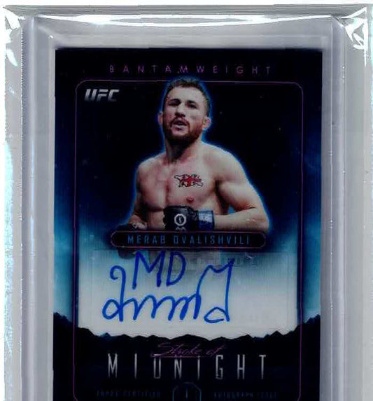 2024 Topps Midnight UFC Stroke of Midnight Autographs Merab Dvalishvili #SMA-MDI