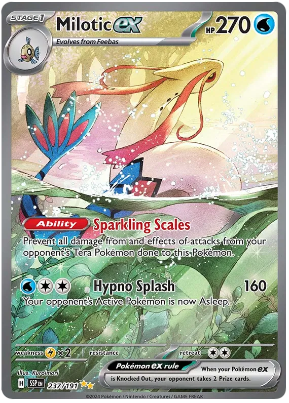 Milotic EX 237/191 - Special Illustration Rare - Surging Sparks - Pokemon - NM/M