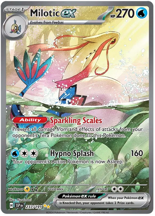 Milotic EX 237/191 - Special Illustration Rare - Surging Sparks - Pokemon - NM/M