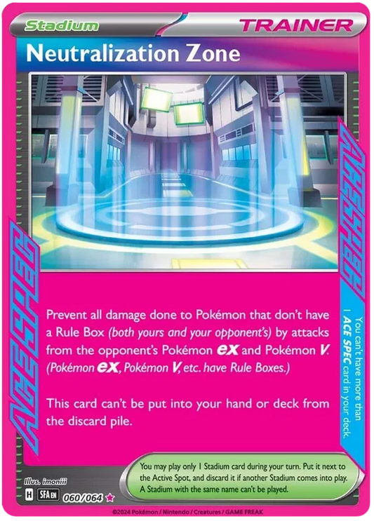 Neutralization Zone 060/064 - Shrouded Fable - Ace Spec Rare - Pokémon TCG - NM