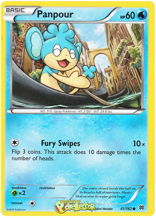 Panpour 41/162 Reverse Holo BreakThrough Pokemon NM/M