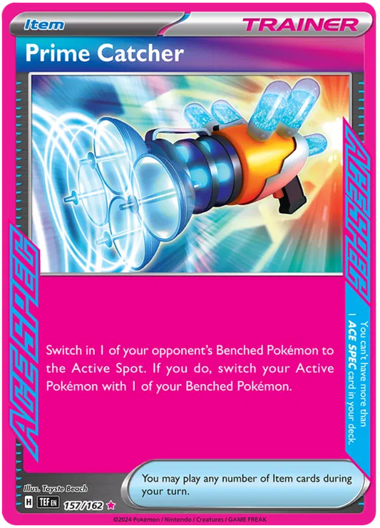 Prime Catcher - 157/162 - Ace Spec- Temporal Forces - Pokemon Card - NM/M