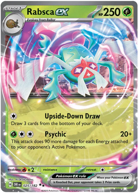 Rabsca ex - 025/182 - Ultra Rare - Destined Rivals - NM/M