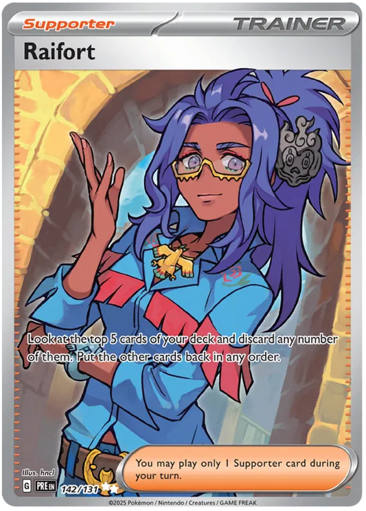 Raifort - 142/131 - Ultra Rare - Prismatic Evolutions - Pokémon Card - NM/M