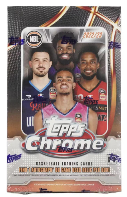 2022-23 Topps Chrome NBL Basketball Hobby SINGLE PACK