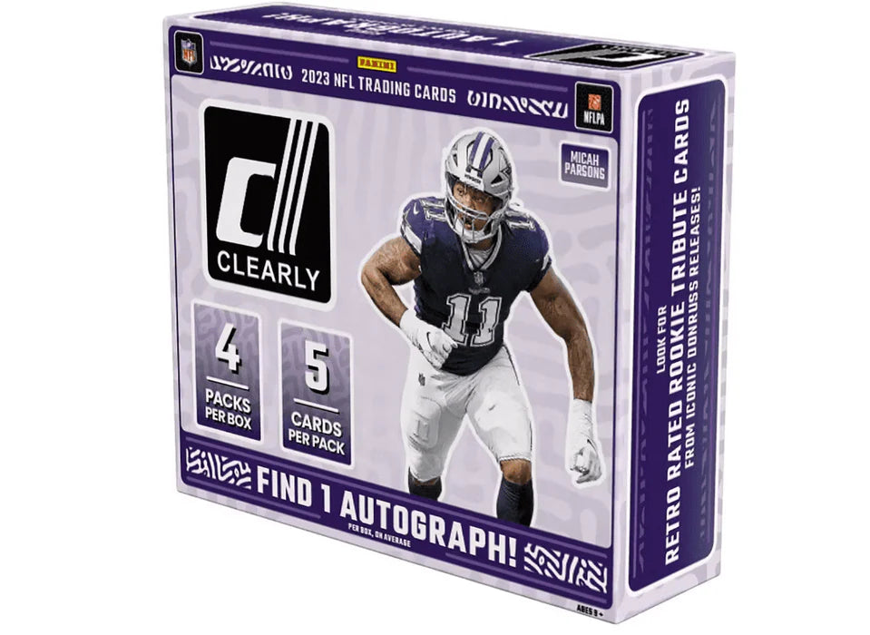 2023 Panini Clearly Donruss NFL Football Hobby Box