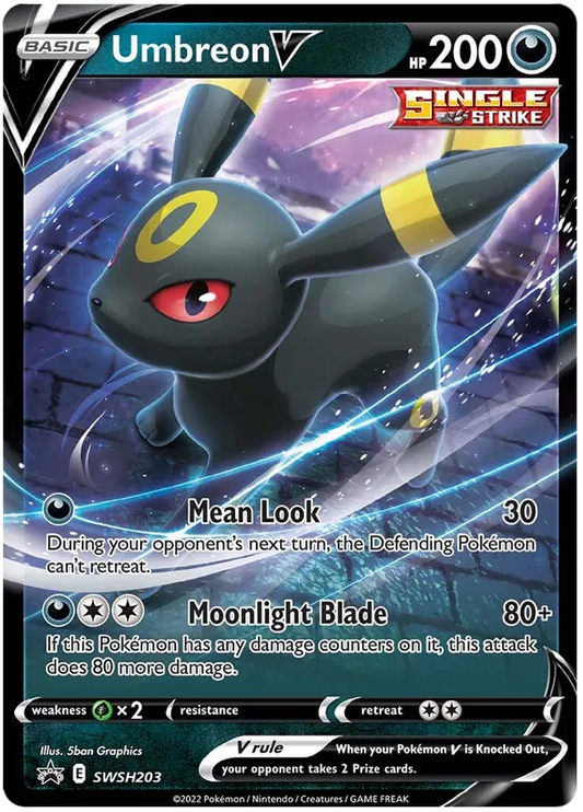 Pokemon Umbreon V - SWSH203 Sword & Shield Promo Card