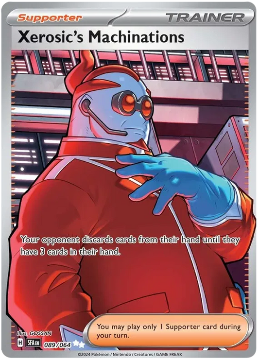 Xerosic's Machinations 089/064 Shrouded Fable Ultra Rare Pokémon TCG NM