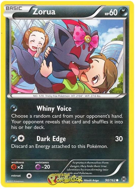 Zorua 90/162 Common - Pokemon TCG XY: Breakthrough - Reverse Holo (NM)