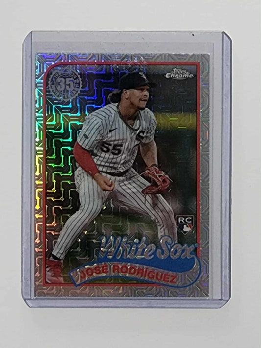Jose Rodriguez 2024 Topps Rookie Silver Refractor Card 2T89C-86. White Sox