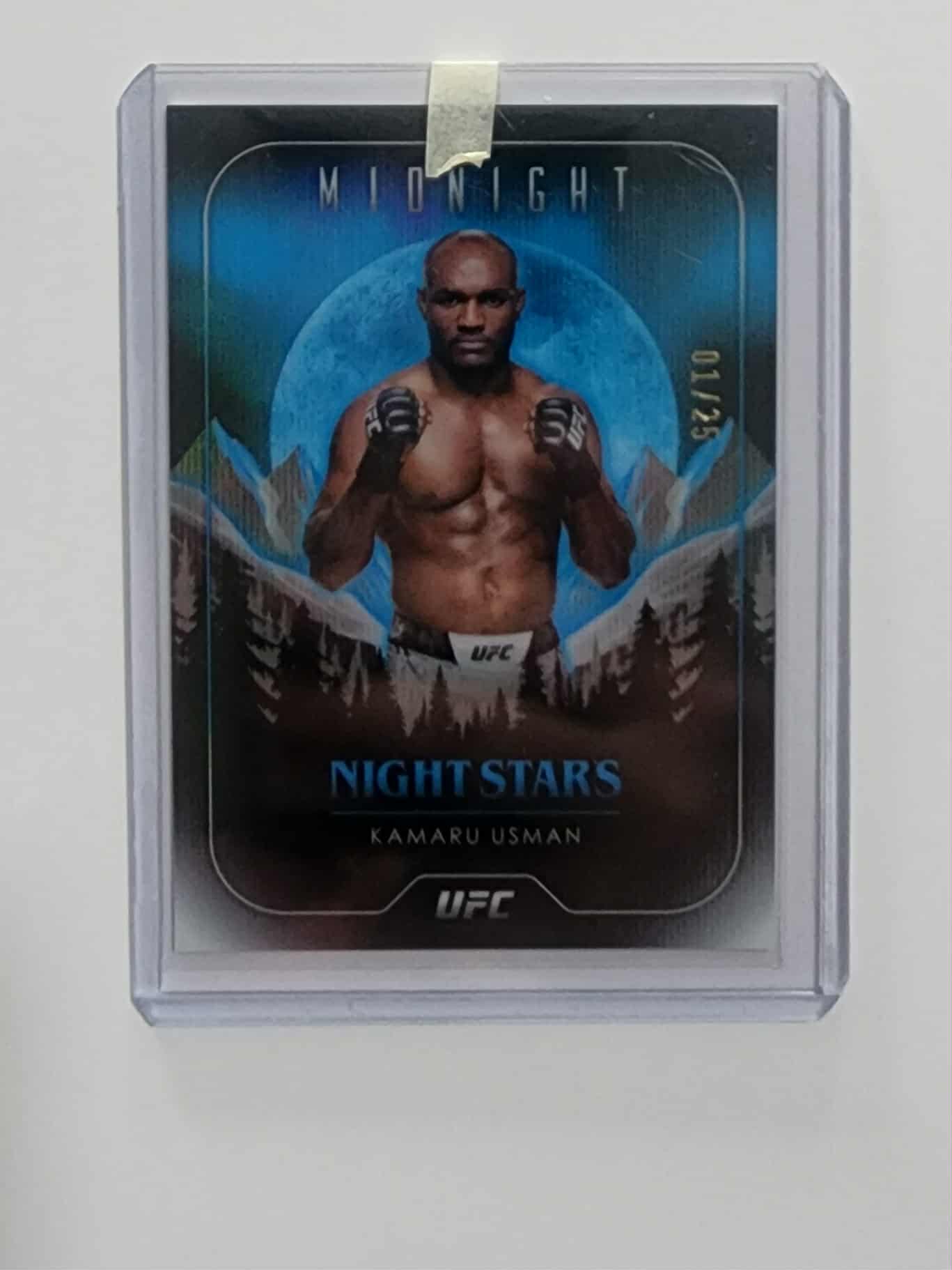 2024 Topps Midnight UFC - Night Stars Moonrise #NS-21 Kamaru Usman /25