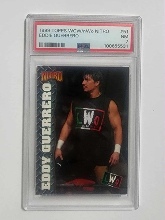 1999 TOPPS Eddie Guerrero nitro #51 psa 7
