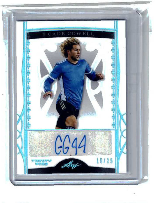 2022 Cade Cowell Leaf Trinity Auto #’d 15/25 BA-CH1 CLEAR