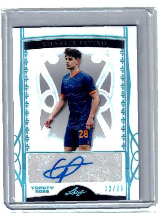 2022 Leaf Trinity Platinum Spectrum 12/25 Charlie Patino #BA-CP1 Auto