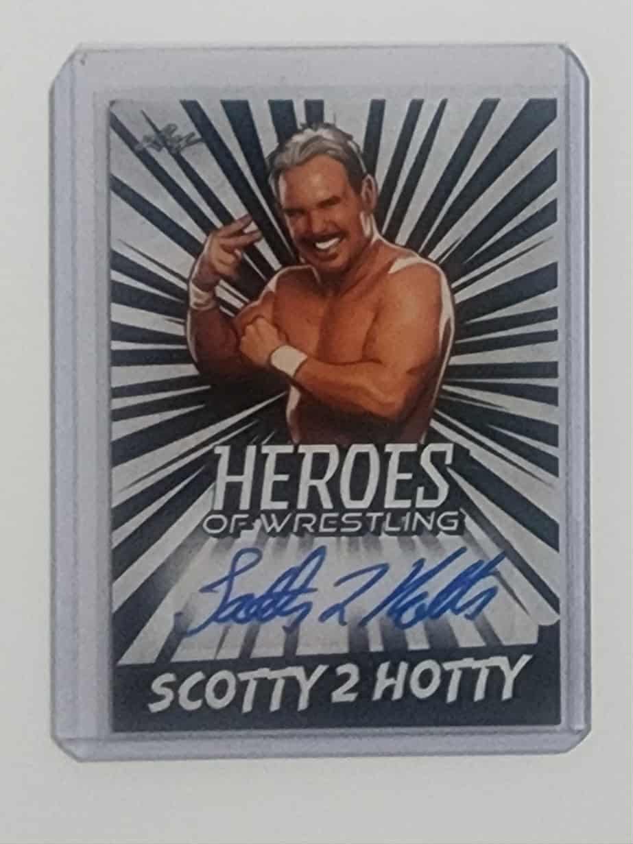 leaf Scotty 2 Hotty heros of wrestling auto #BA-S2H