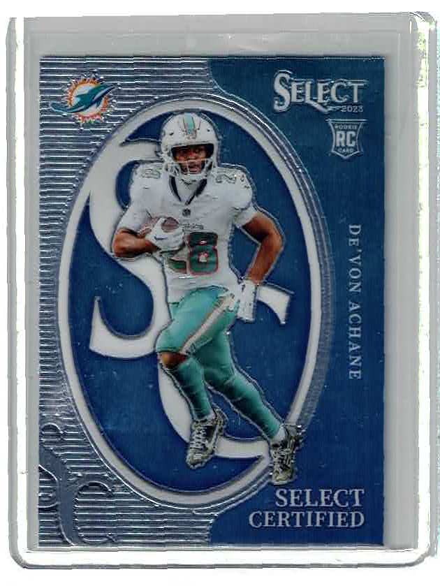2023 Panini Select - Select Certified Rookies De'Von Achane #CRO-DAC (RC)