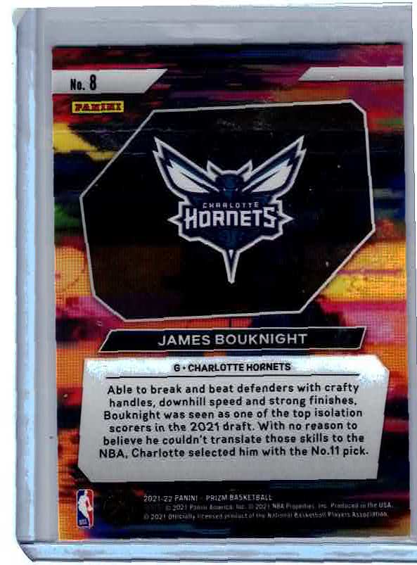 James Bouknight 2021-22 Panini Prizm 8 Instant Impact RC