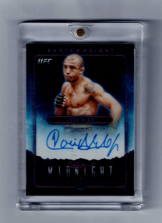 JOSE ALDO-2024 Topps Midnight UFC Stroke of Midnight Auto #SMA-JAD