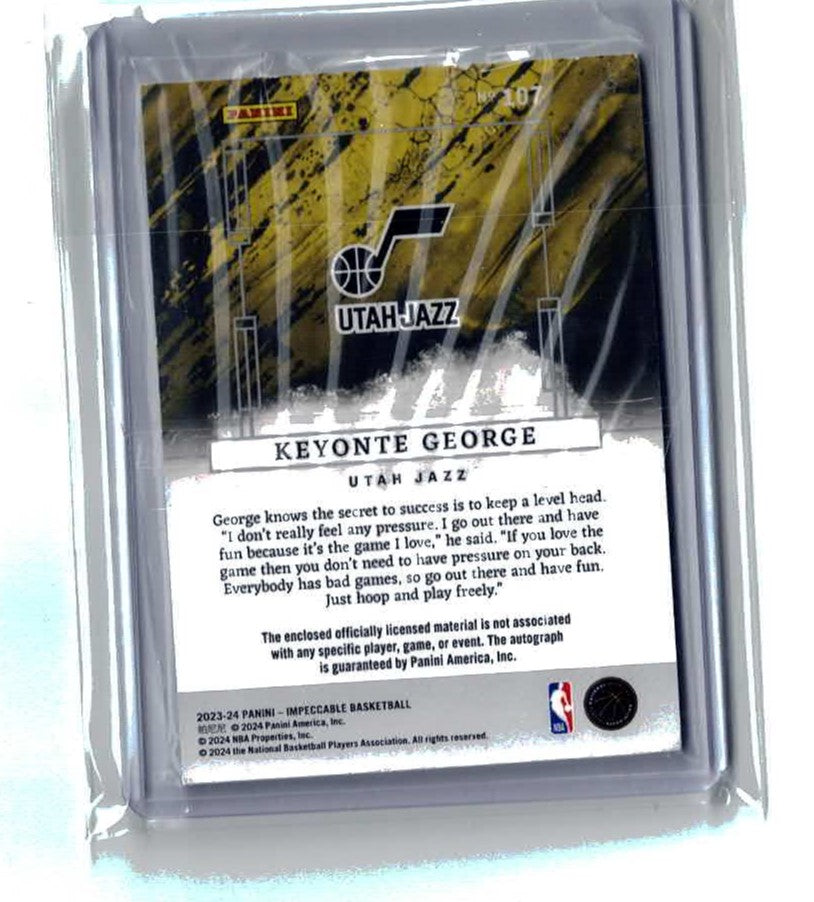 24 impeccable keyonte george 24/88 rpa #107