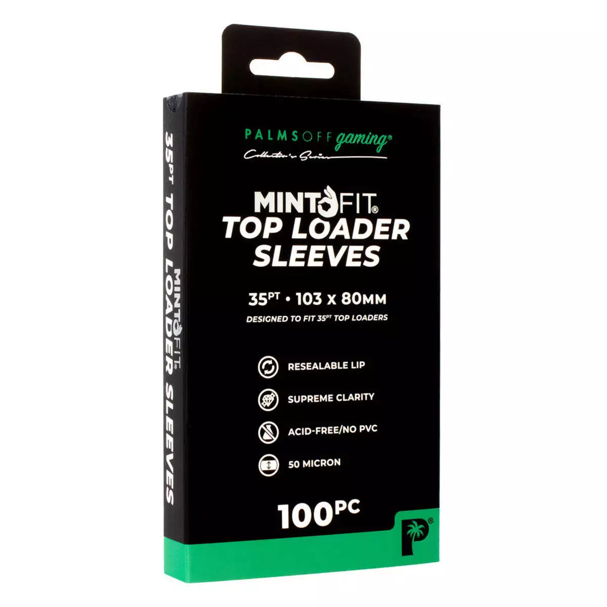 Mint-Fit Top Loader Sleeves - 35pt - 100pc
