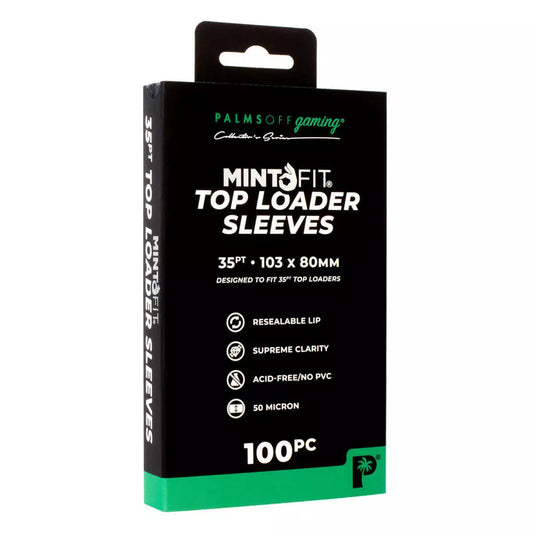 Mint-Fit Top Loader Sleeves - 35pt - 100pc