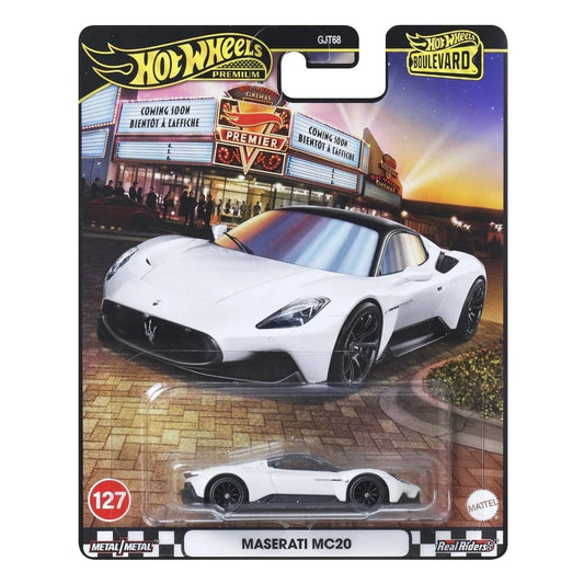 Hot Wheels Premium Boulevard Maserati MC20 Diecast Vehicle NEW