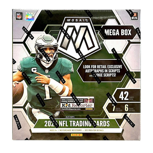 2023 PANINI MOSAIC NFL FOOTBALL FACTORY SEALED 42-CARD MEGA BOX