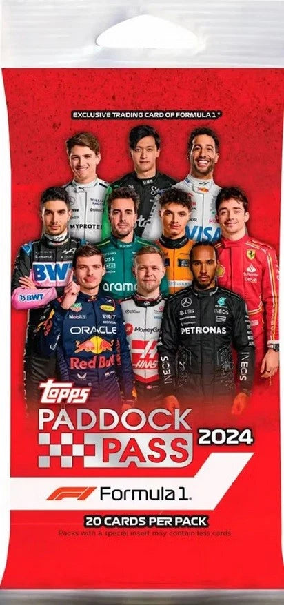 2024 TOPPS PADDOCK PASS FORMULA 1 RACING F1  JUMBO VALUE FAT PACK NEW