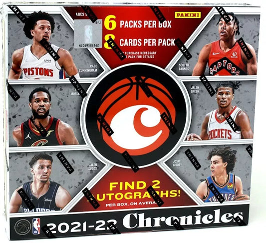 2021/22 PANINI CHRONICLES BASKETBALL HOBBY BOX