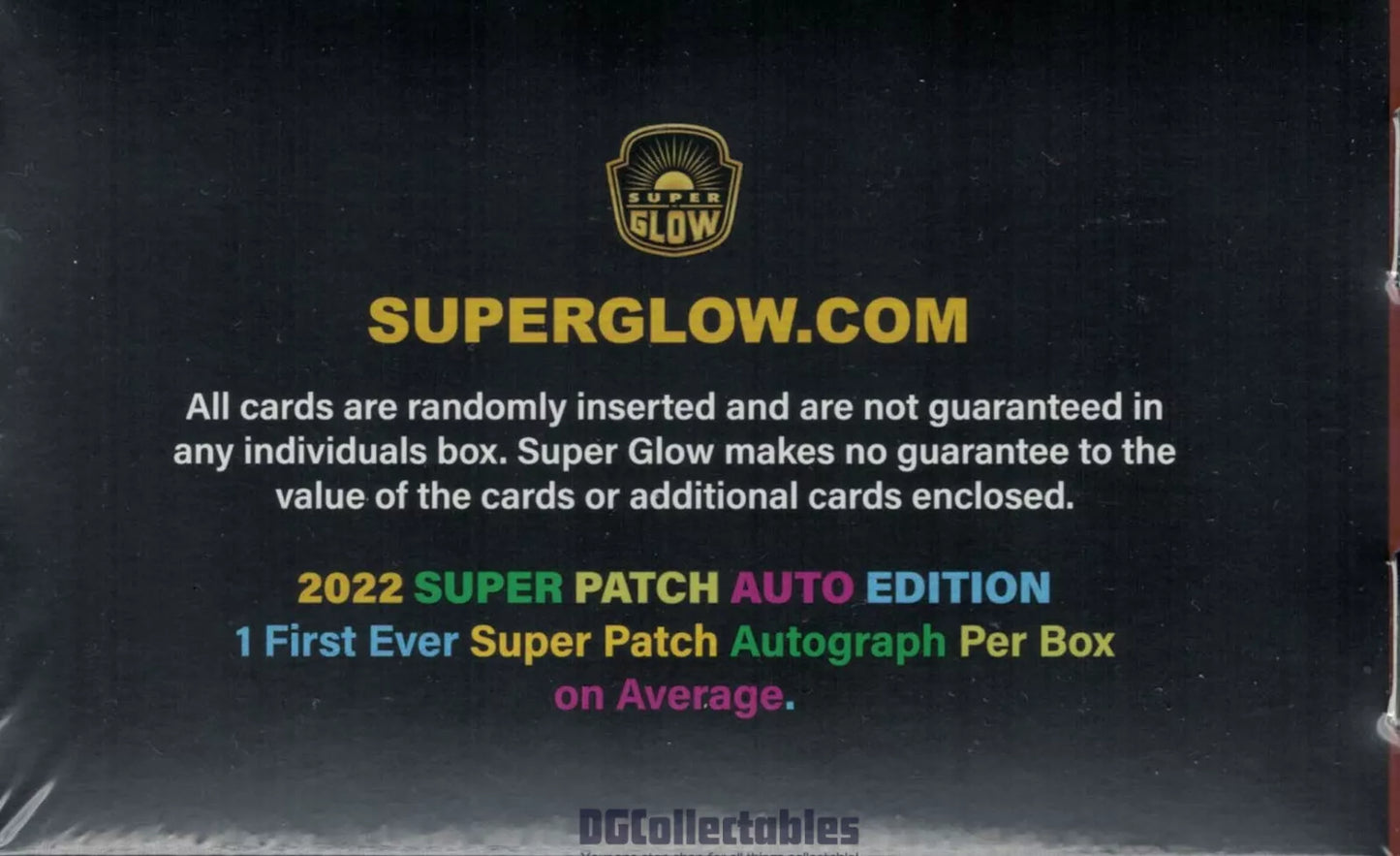 2022 SUPER BREAK SUPER GLOW PATCH AUTO EDITION SEALED BOX FASC BRAND NEW 1 AUTO!