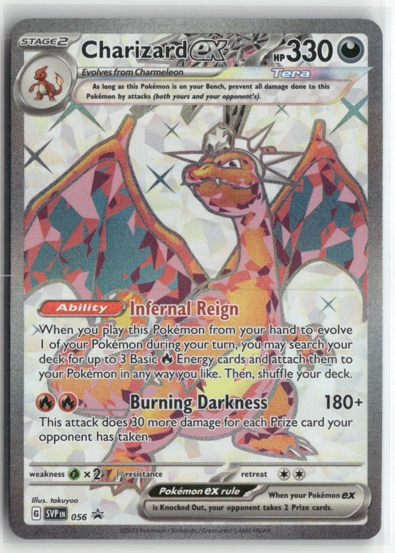 Charizard ex SVP056 Promo Pokemon TCG Black Star Promo Holo [NM]