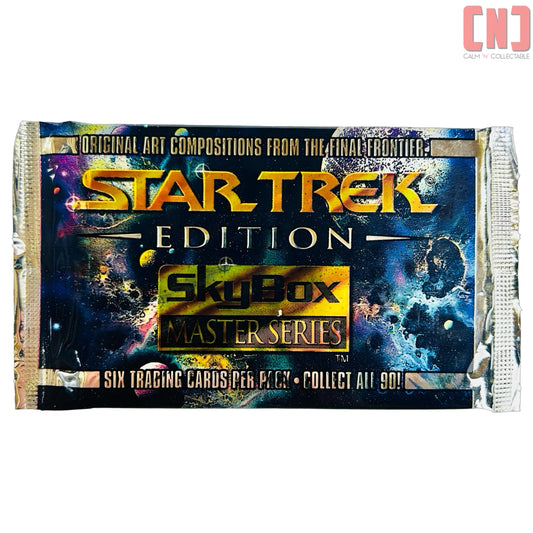 Vintage 1993 Skybox Star Trek Master Series Trading Cards Sealed Pack