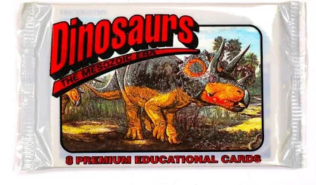 1 Vintage Dinamation Dinosaur Trading Card Pack ~ Dimamation International Corp
