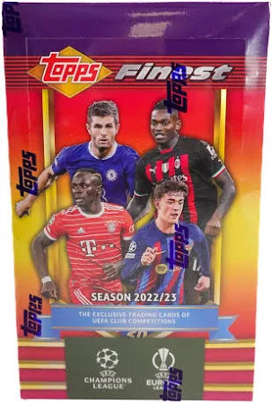 2022/23 Topps Finest Flashbacks UEFA Club Competitions Soccer Hobby Box