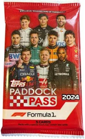 topps 2024 F1 paddock pass blaster box pack x1
